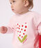 Baby katoenen sweatshirt met print BARELY