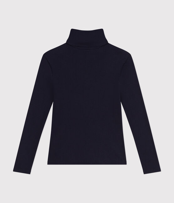 L'ICONIQUE, coltrui voor dames in 2x2-ribstof blauw SMOKING
