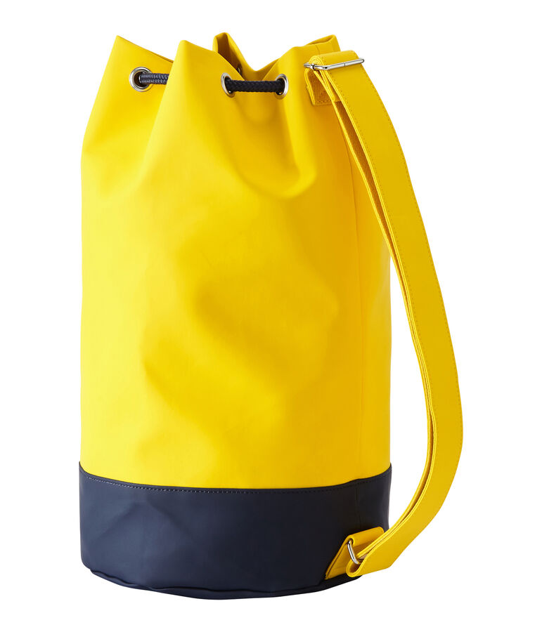 Sac seau en cir&eacute; gomme JAUNE