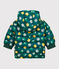 Gewatteerde babybodywarmer. groen PINEDE/wit MULTICO