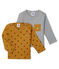 Lot de 2 tee shirts manches longues b&eacute;b&eacute; gar&ccedil;on multicouleur
