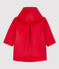 Trench en polyurethane bébé fille rouge TERKUIT