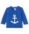 Pull jacquard bébé garçon bleu LIMOGES