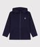 Katoenen hoodie met rits voor kinderen blauw SMOKING