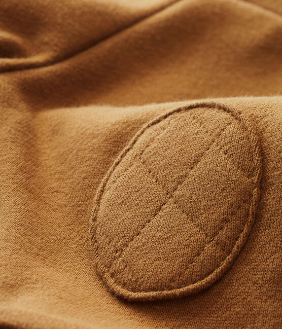 Pantalon bébé garçon en molleton marron BRINDILLE