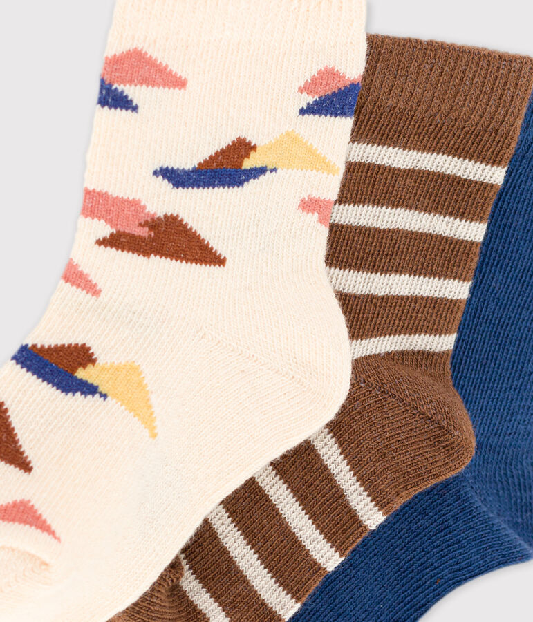 Set van 3 paar babysokken multicouleur