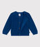 Katoenen gebreide babycardigan blauw INCOGNITO