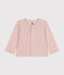 Katoenen babycardigan roze SALINE