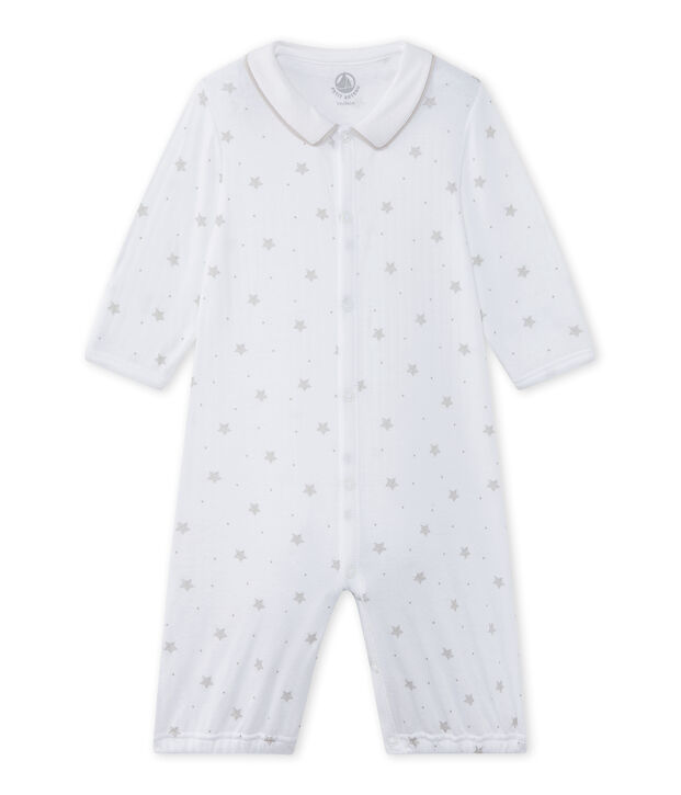 Combisac b&eacute;b&eacute; mixte 2 en 1 blanc/marron