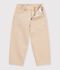 Pantalon 5 poches enfant en denim beige