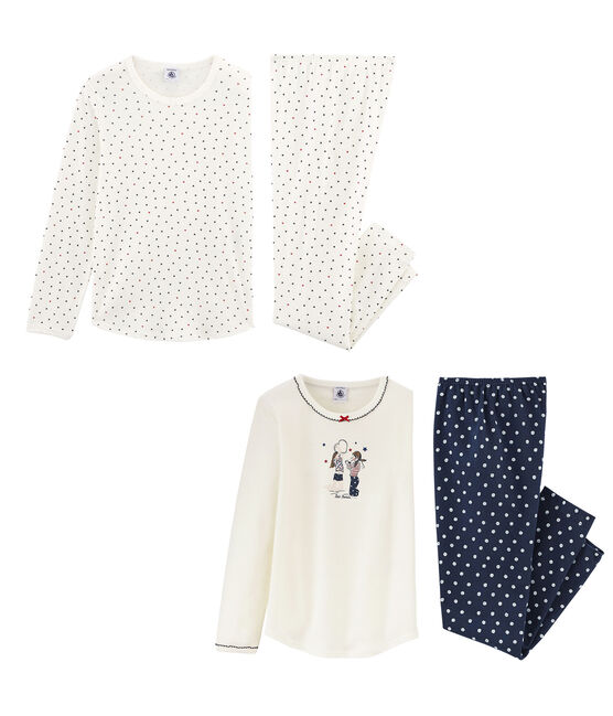 Lot de 2 pyjamas petite fille variante 1