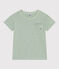 Tee-shirt en jersey flammé enfant garçon vert HERBIER