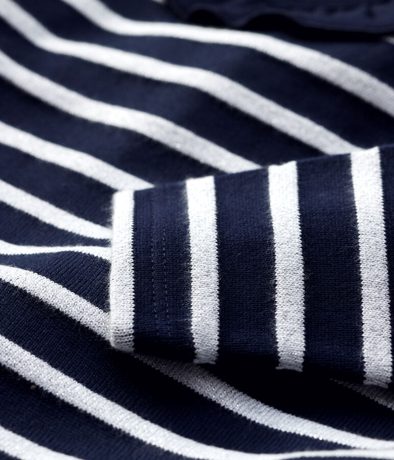 Katoenen blouse baby. blauw SMOKING/ MARSHMALLOW ARGENT BRILLANT