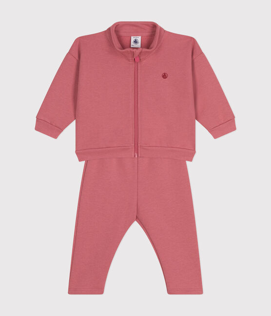 Babysetje - Sweatshirt en broekje roze ROSEWOOD