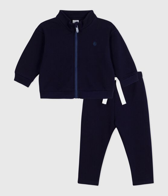 Ensemble sweatshirt et pantalon bébé en coton uni SOIR