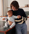Fluwelen babypyjama blauw GOMME