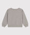 Sweatshirt en molleton enfant garçon gris CHATON CHINE