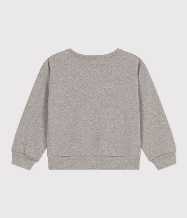 Sweatshirt en molleton enfant gar&ccedil;on gris