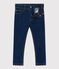 Rechte jongensbroek van denim blauw DENIM BRUT