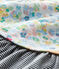 Jersey jurk met lange mouwen voor babymeisjes grijs POUSSIERE/wit MULTICO