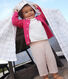 Katoenen gebreide babycardigan