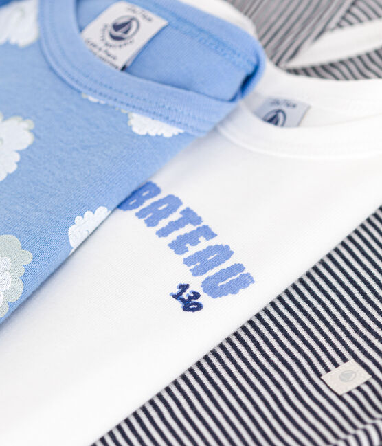 Set van 3 katoenen body's met korte mouwen voor baby's variante 2