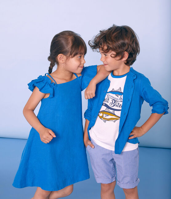 Jongenshemd blauw RIYADH