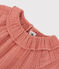 Blouse en gaze de coton bio enfant fille rose PAPAYE