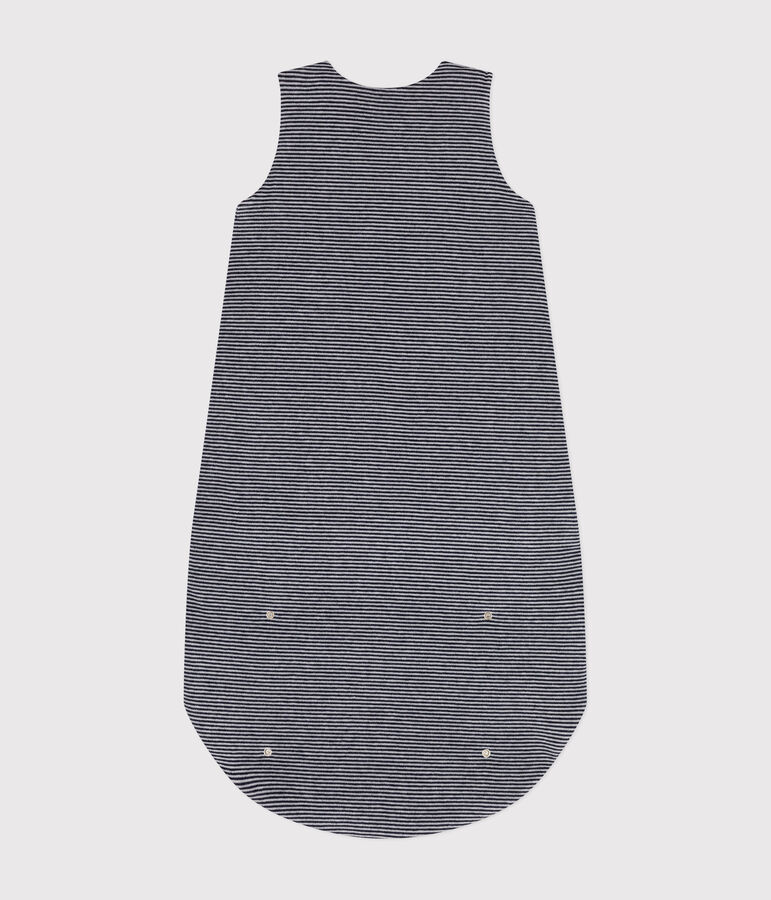 Gigoteuse b&eacute;b&eacute; milleraie en velours TOG 2,5 bleu SMOKING/blanc MARSHMALLOW