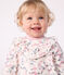 Katoenen babyjurkje met lange mouw en bloemenprint MILK/ MULTICO