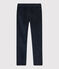 Pantalon velours enfant fille bleu SMOKING