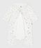 Bodyjama bébé sans pieds en coton imprimé fleuri blanc MARSHMALLOW/blanc MULTICO