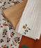Setje met 3 babyluiers met vruchtenprint en fijngeribd velours MARSHMALLOW/ BOUDOR/ MULTICO