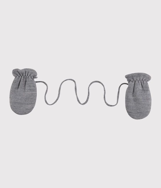 Moufles bébé doublée micropolaire gris SUBWAY CHINE