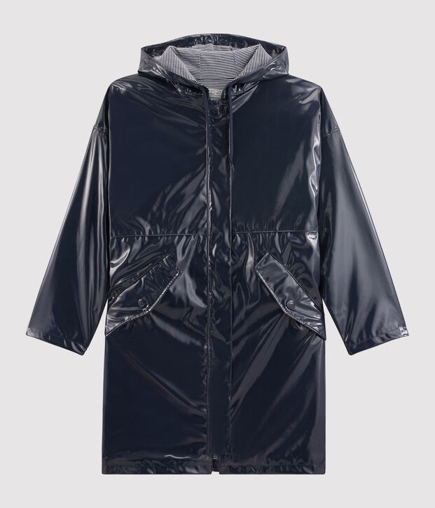 Parka oversize femme bleu marine