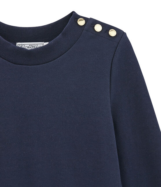 rechte damesjurk blauw SMOKING