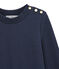 rechte damesjurk blauw SMOKING