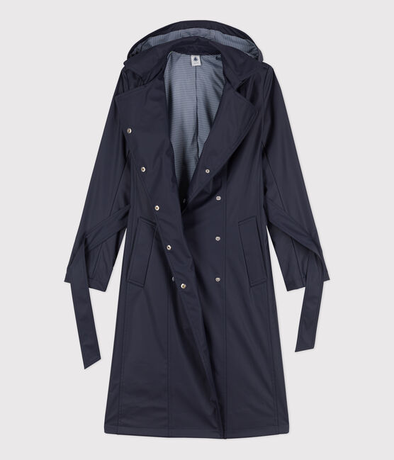 Trench à capuche Femme bleu SMOKING