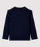 T-shirt in biokatoen voor jongens/meisjes blauw SMOKING