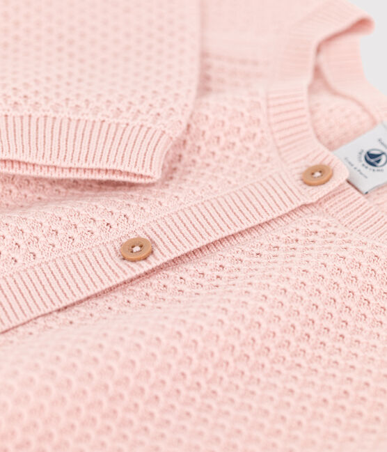 Vest voor meisjes in katoen roze SALINE