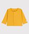 Cardigan en coton et lyocell bébé jaune OCRE