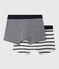 Lot de 2 boxers rayés garçon variante 1