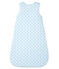 Trappelzak van ribstof voor baby's blauw FRAICHEUR/wit MULTICO