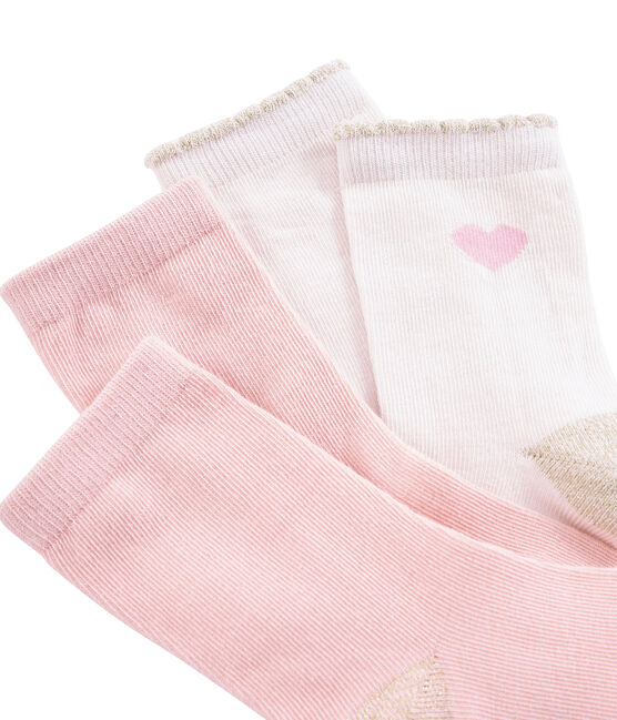 Lot de 2 paires de chaussettes enfant fille variante 1