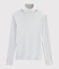 Sous-pull iconique en coton Femme gris BELUGA CHINE