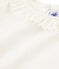 Meisjes-T-shirt met korte mouwen wit MARSHMALLOW