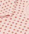 Chemise de nuit fleur petite fille en tubique rose SALINE/blanc MULTICO