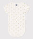Katoenen body met korte mouwen en print met palmboom voor baby's