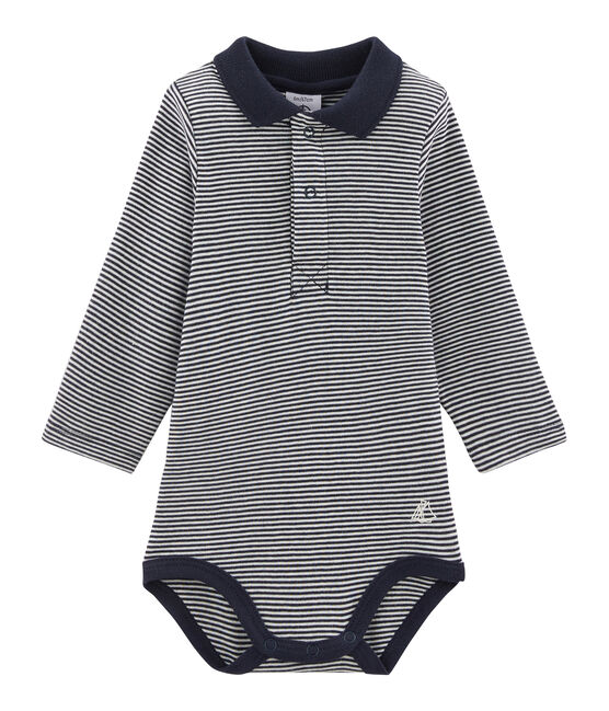 Body Manches Longues Avec Col Polo Bebe Garcon Petit Bateau