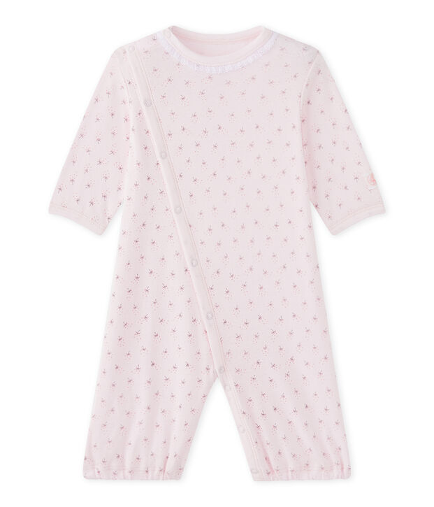 2-in-1 combizak voor babymeisjes roze/multicouleur
